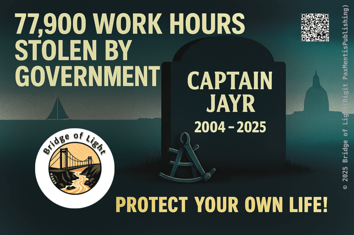 PROTECT YOUR OWN LIFE ! - Life stolen by Government